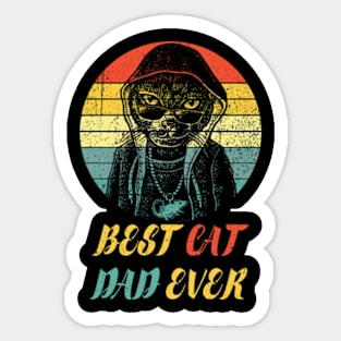 Best Cat Dad Ever Club 9 Sticker